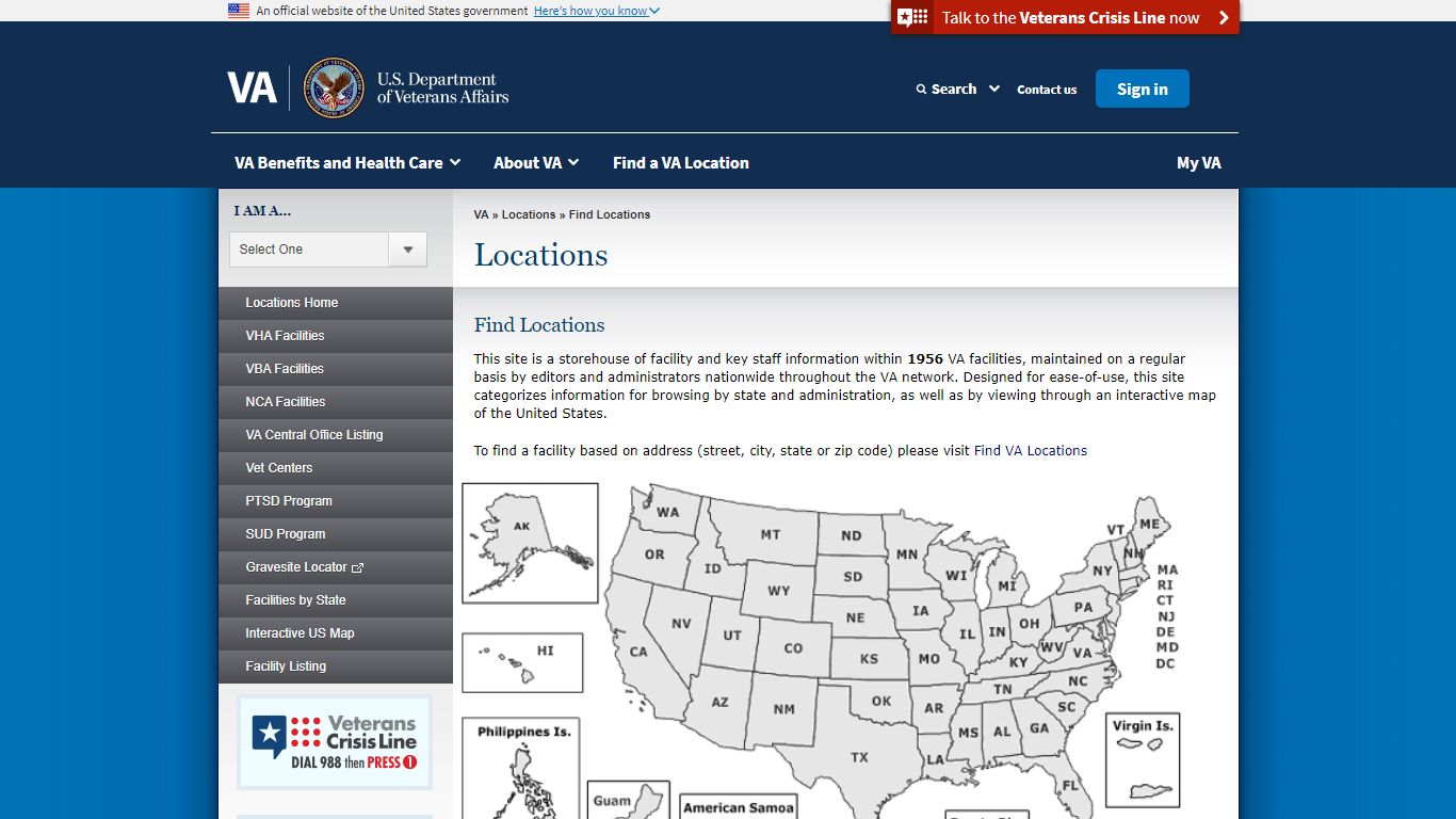 Find Locations - Locations - Veterans Affairs